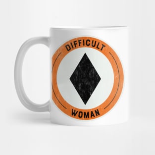 Difficult Woman - Black Diamond Skier Mug